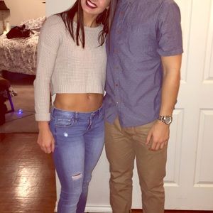 Forever 21 cropped sweater